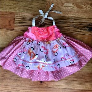 Matilda Jane apron halter tie top